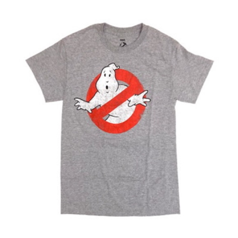 Ghostbusters Vintage Distressed No Ghost Logo Graphic T-Shirt